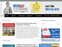 Tablet Screenshot of homeloanartist.com